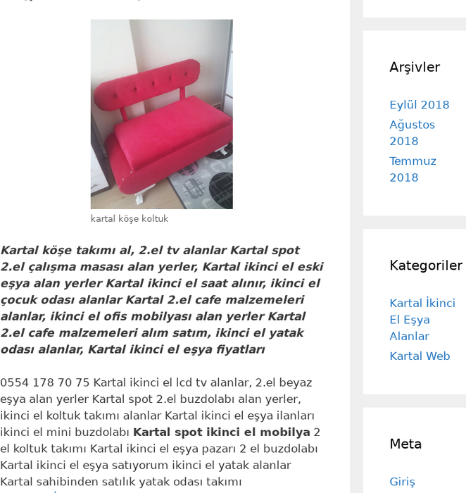 Sahibinden Ikinci El Cafe Masa Koltuk ikinci el café