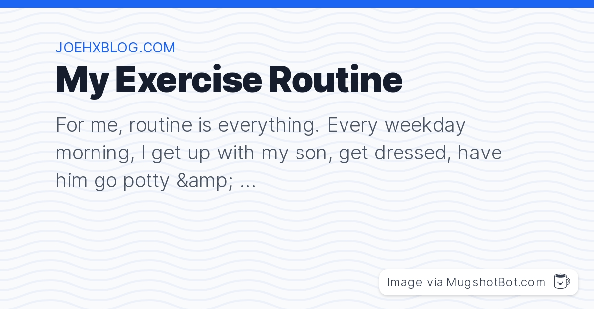 exercising