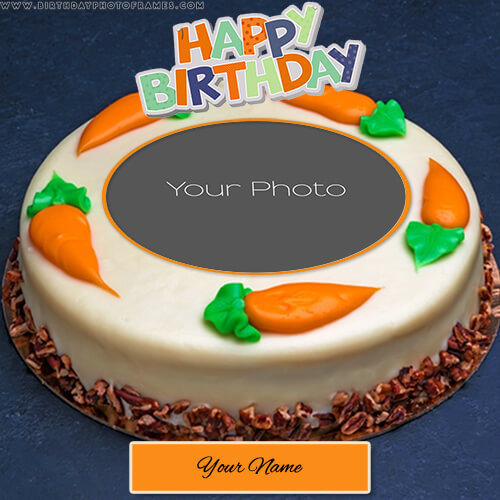 Mix Write Name On Birthday Cake With Photo