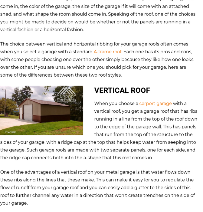 Carportus Posts