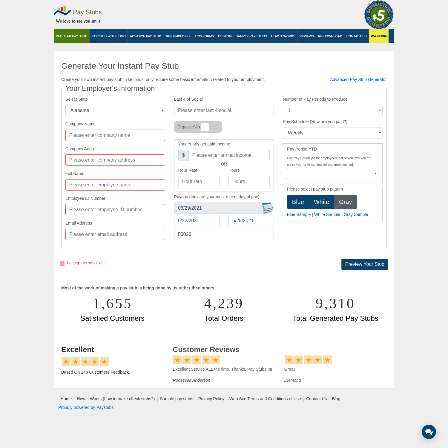 Mix Search Domain Pay Stubs Com
